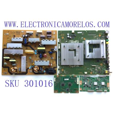 KIT DE TARJETAS PARA TV SONY / MAIN A5027249A / 1-010-115-11 / FUENTE 100613425 / B55D-32E / T-CON ST5461D11-2 / TD-0001 / 34291100930B / LED DRIVER A5026318A / 1-010-138-21/ PANEL YDBM055DCS11 / DISPLAY ST5461D11-2 / MODELO XR-55X90J / XR55X90J